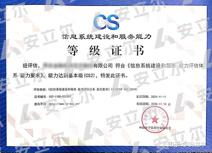 干货详解 CS信息系统集成及服务能力资质